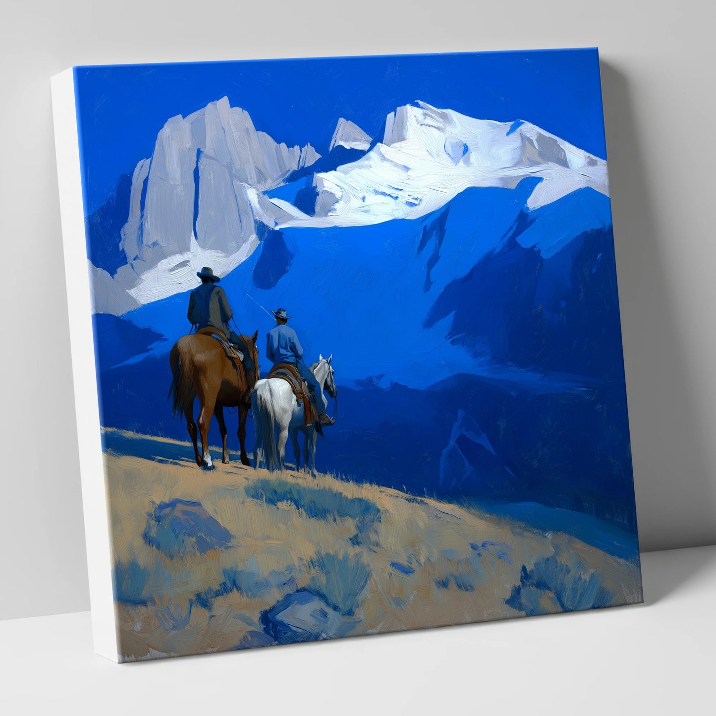 High Country Horizon horse landscape canvas wall art