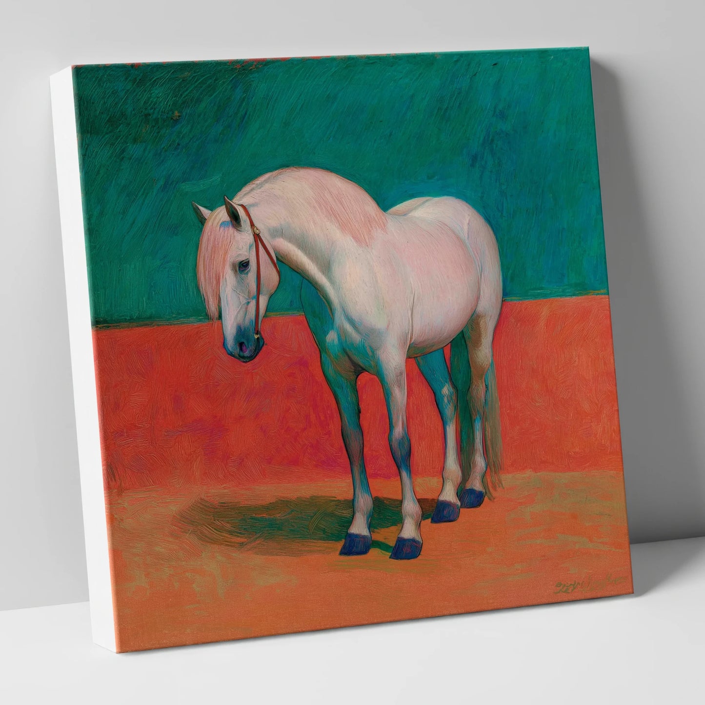 The Painted Grey horse breed canvas wall art