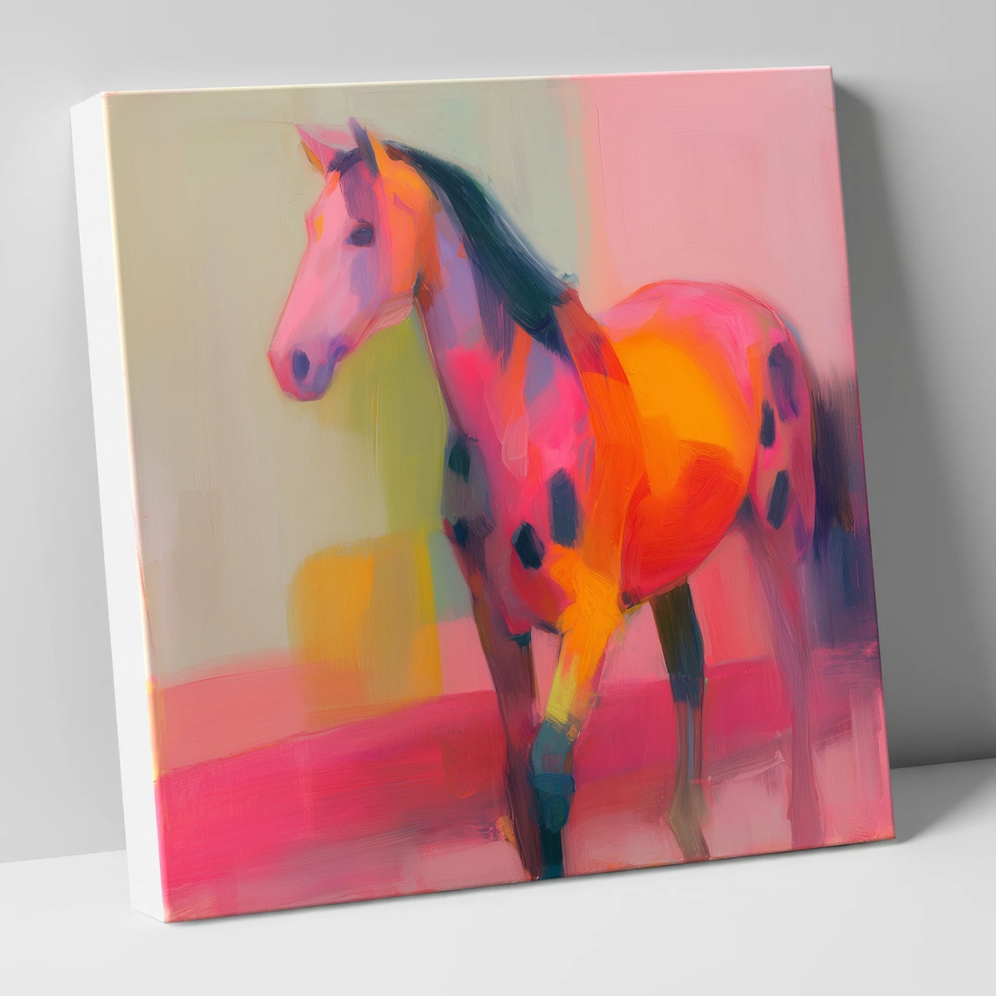 Vivid Appaloosa Spirit horse breed canvas wall art