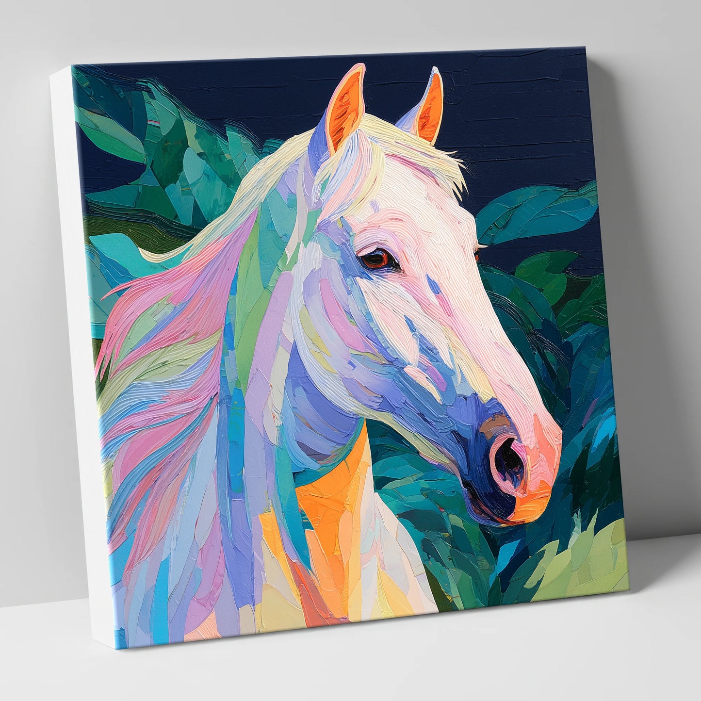 Prismatic Equine Spirit horse breed canvas wall art