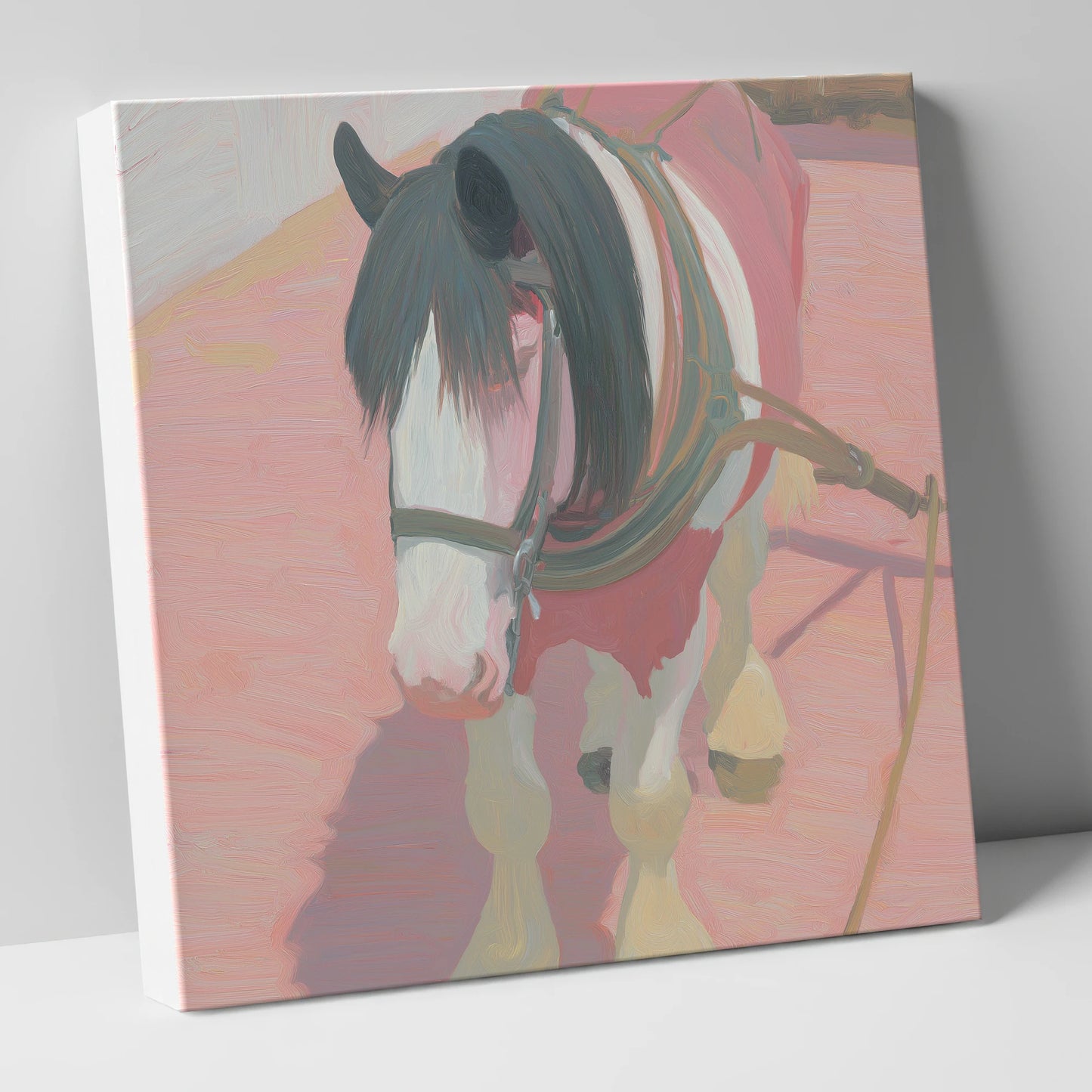 The Patient Draught working horse canvas wall art