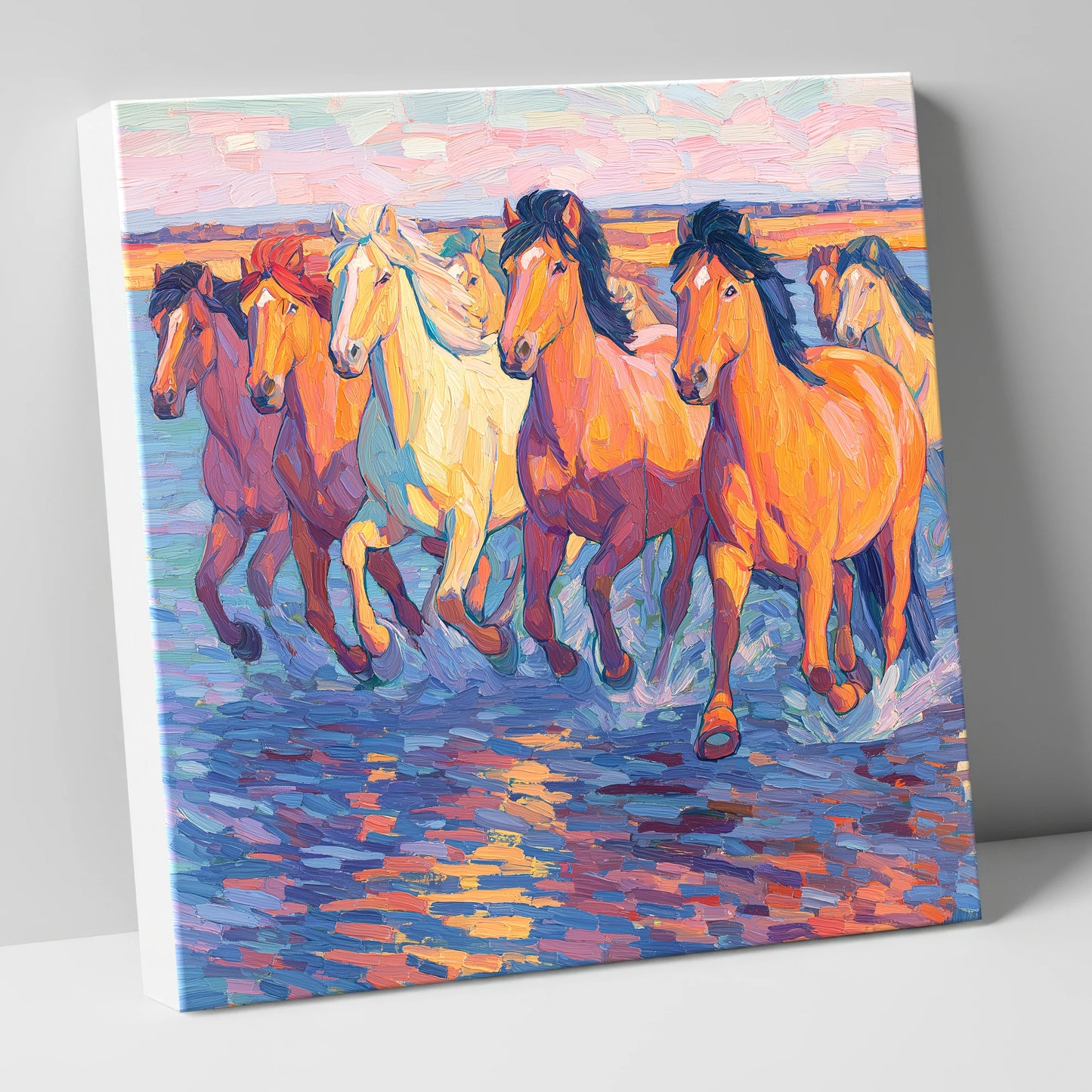 The Painted Tide horse landscape canvas wall art