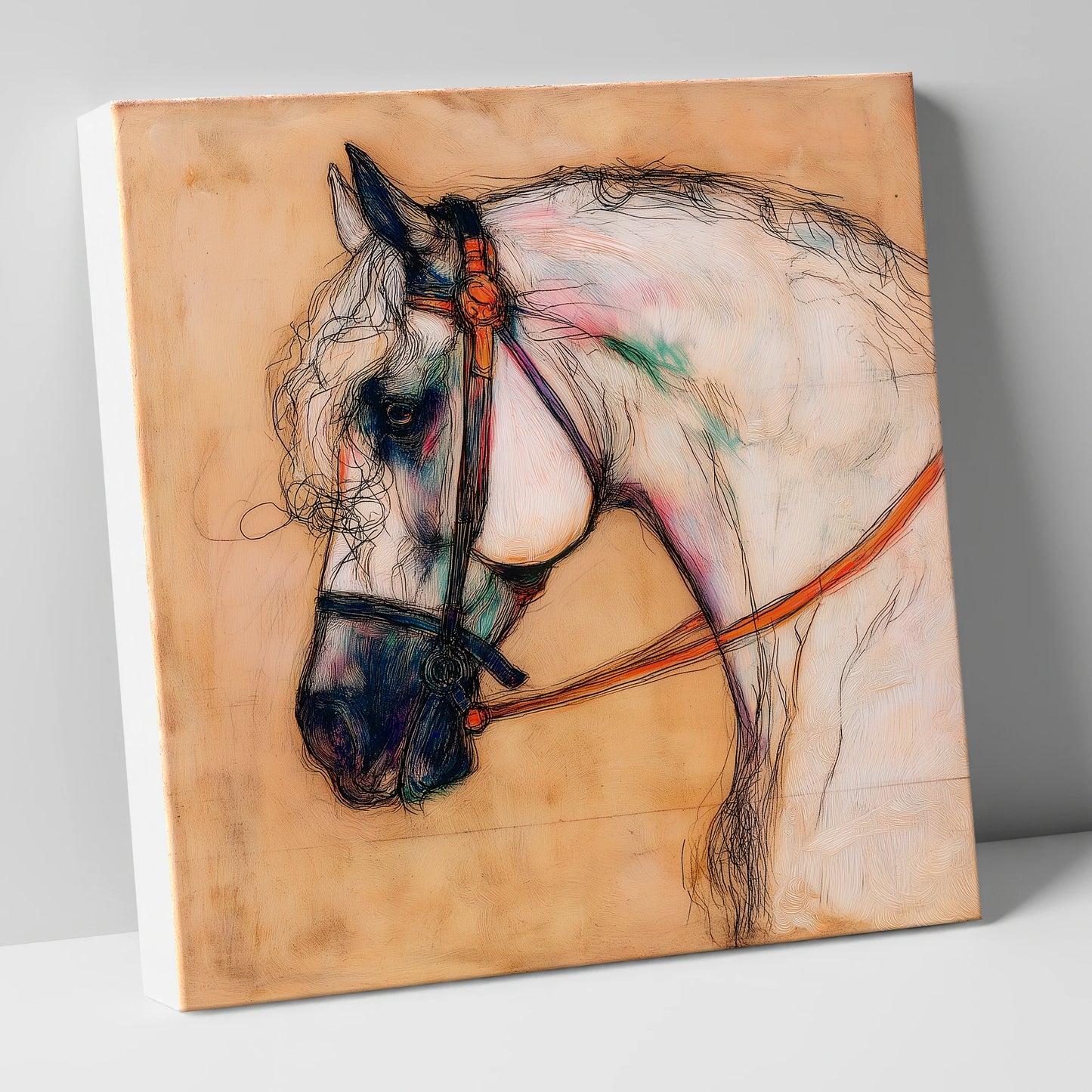 The Iberian Soul horse breed canvas wall art