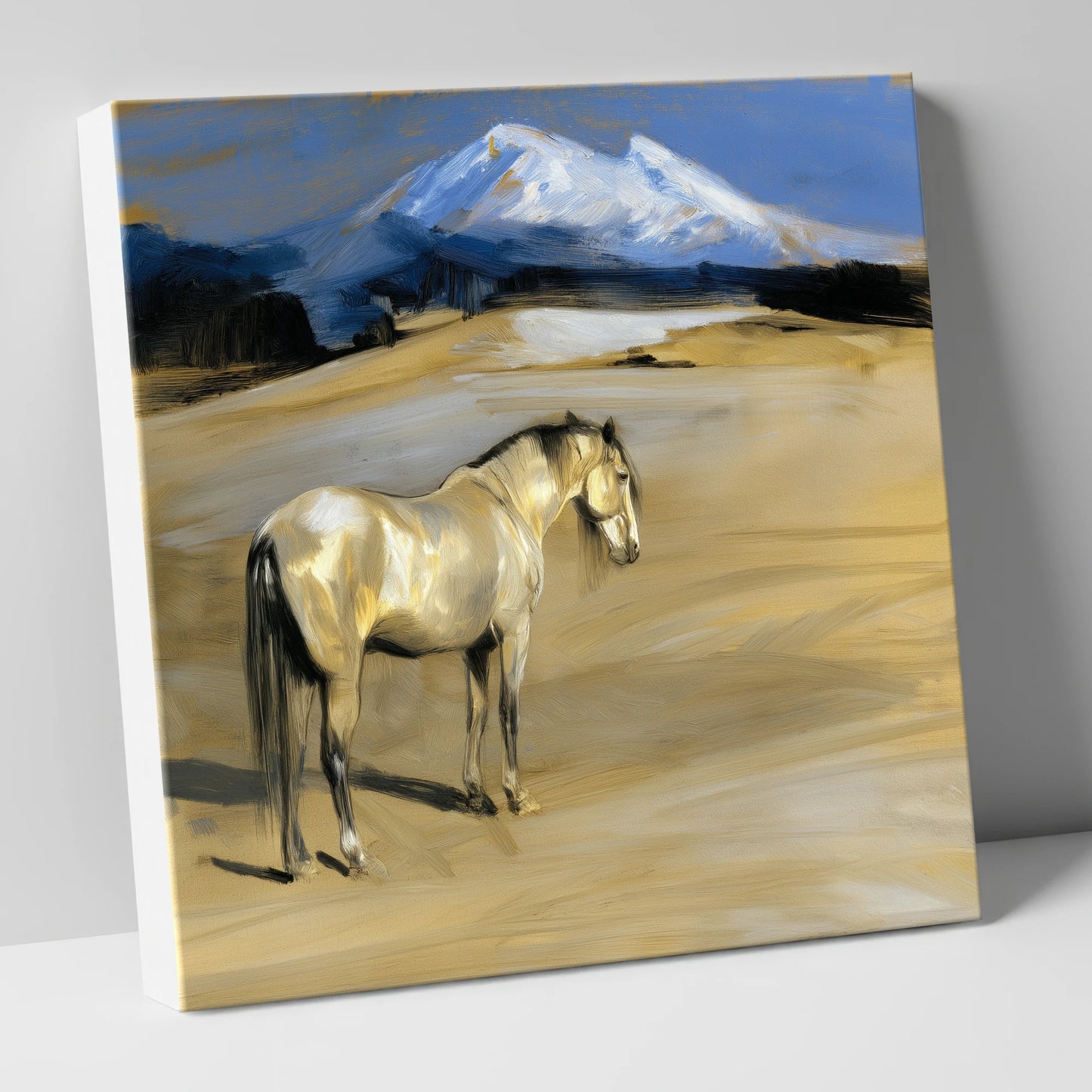 Mountain Sentinel horse landscape canvas wall art