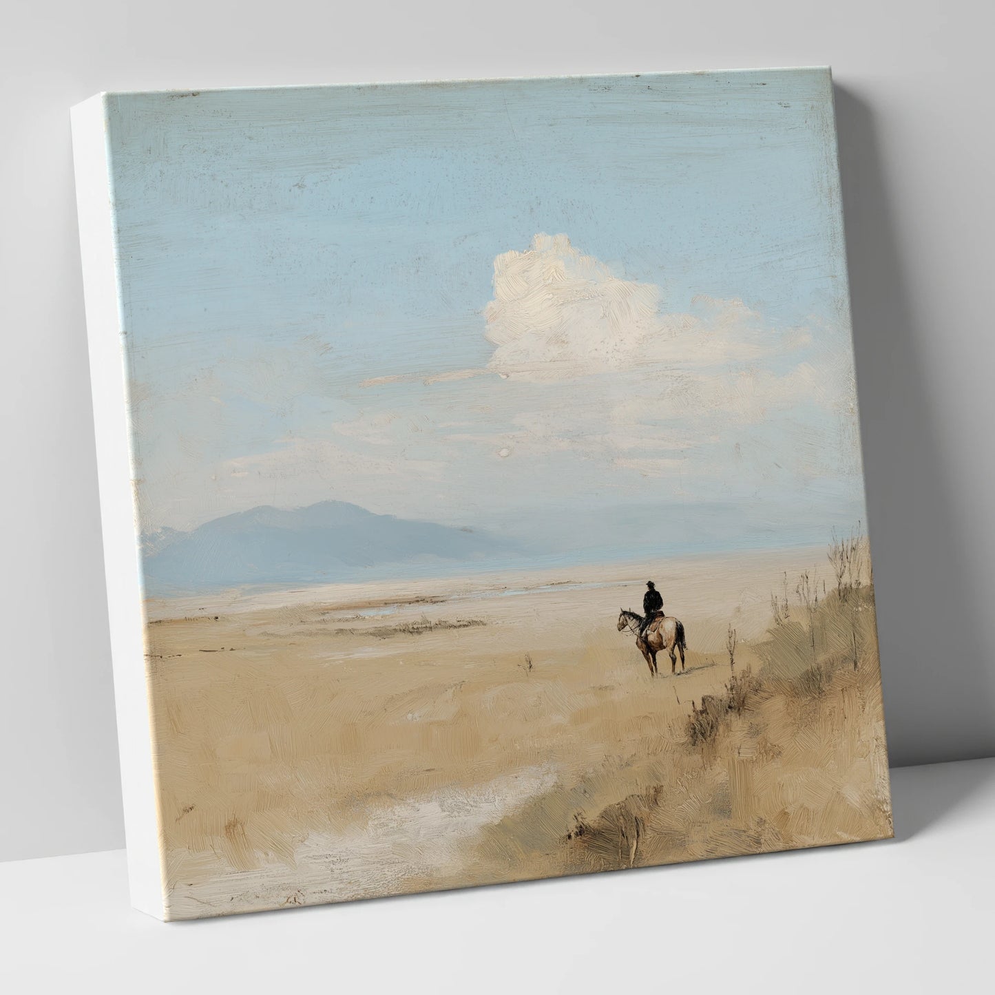 Distant Horizons horse landscape canvas wall art