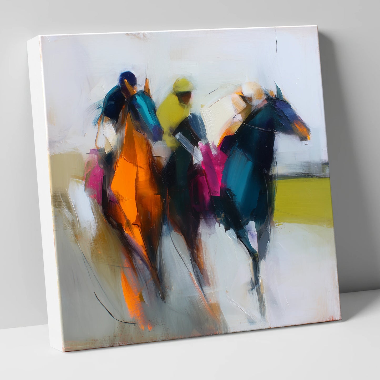 The Colour of Speed racing horse canvas wall art