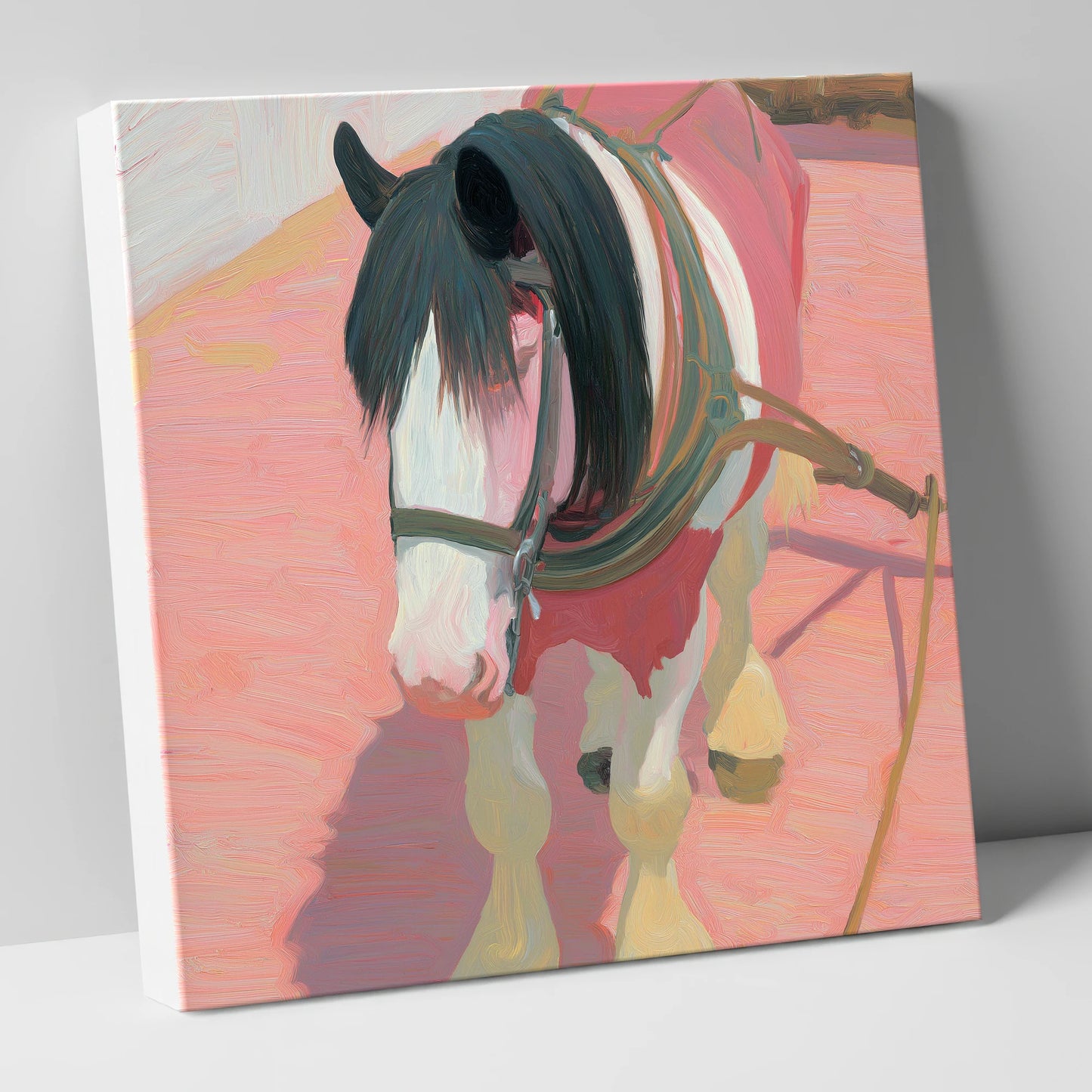 The Patient Draught working horse canvas wall art