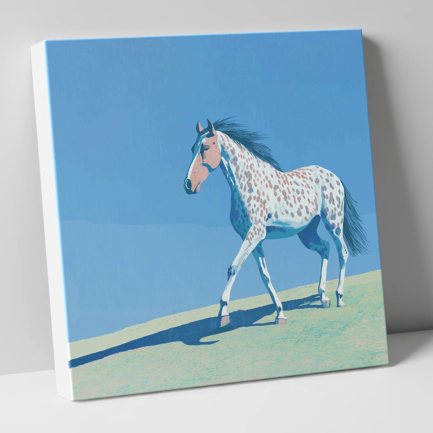 Appaloosa On The Ridge horse breed canvas wall art