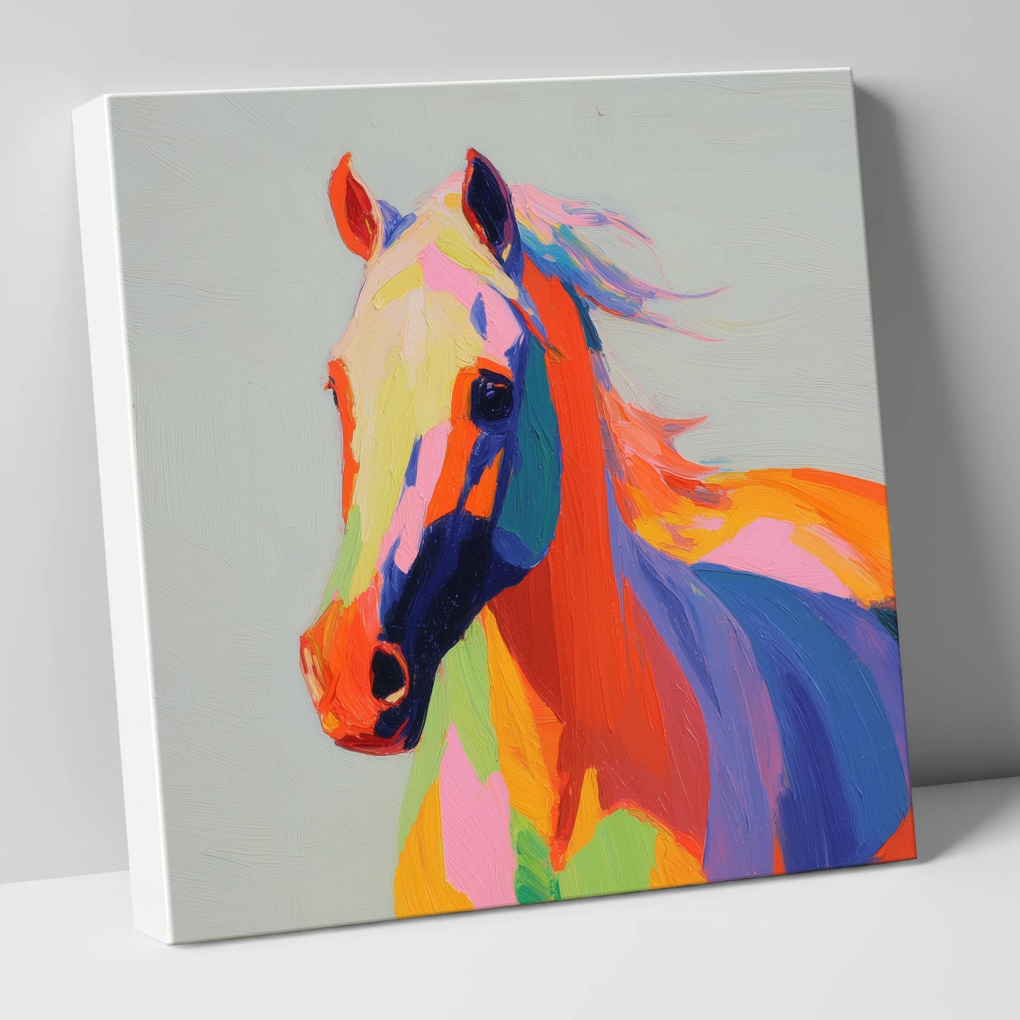 Vivid Equine Spirit horse breed canvas wall art