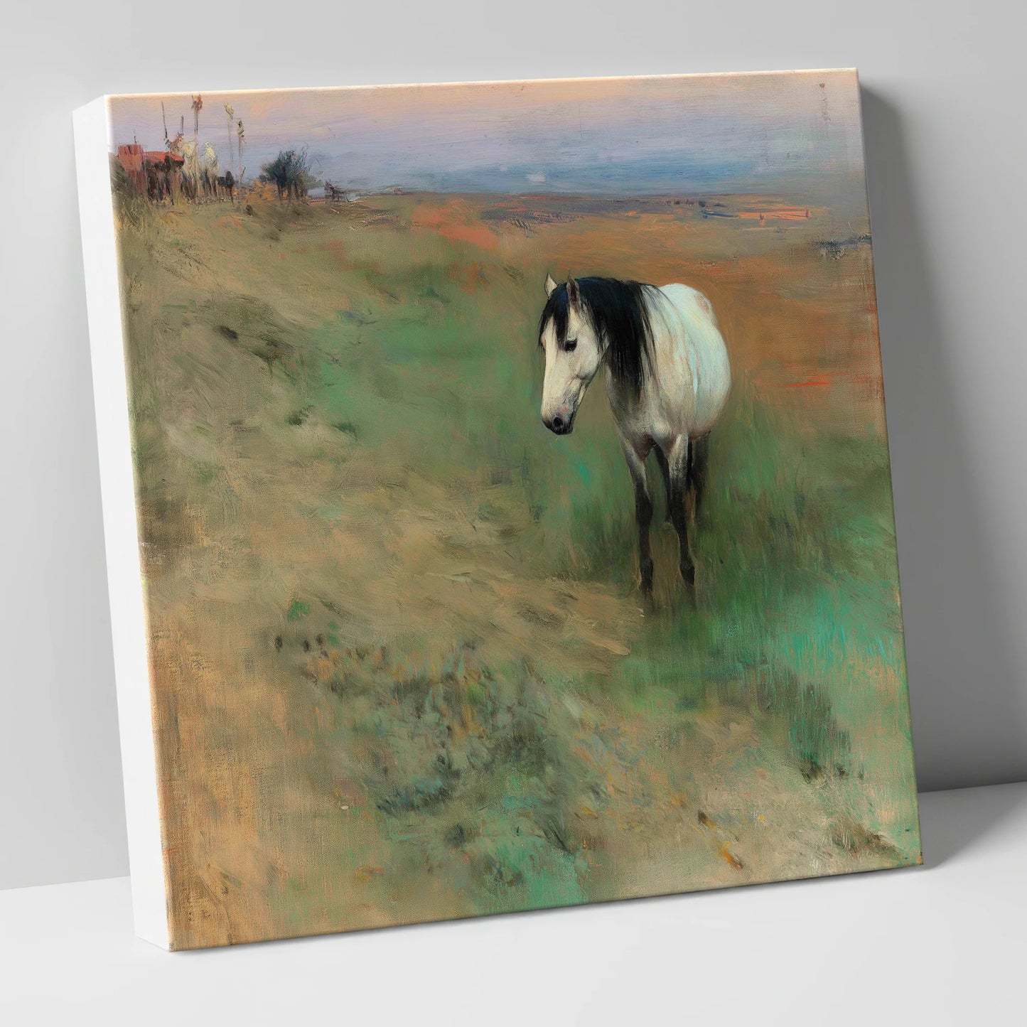 Dusk on the Headland horse landscape canvas wall art