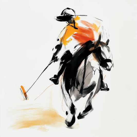 The Show Jumping Moment: Art That Captures the Breath Before the Fence