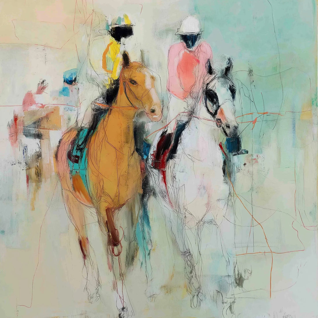 Fluid Lines and Vivid Hues: The Equestrian Expressionism of Antonia Blythe