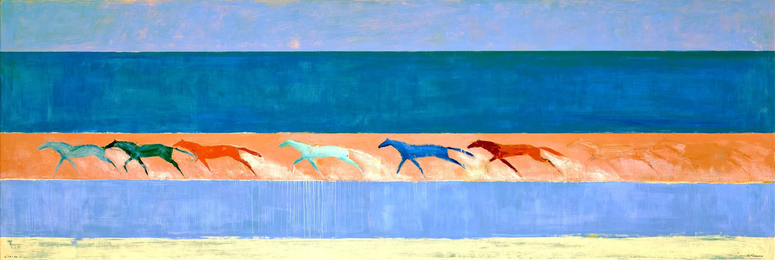 Same Moment, Different Hands: The Panoramic Beach Horseriding Collection
