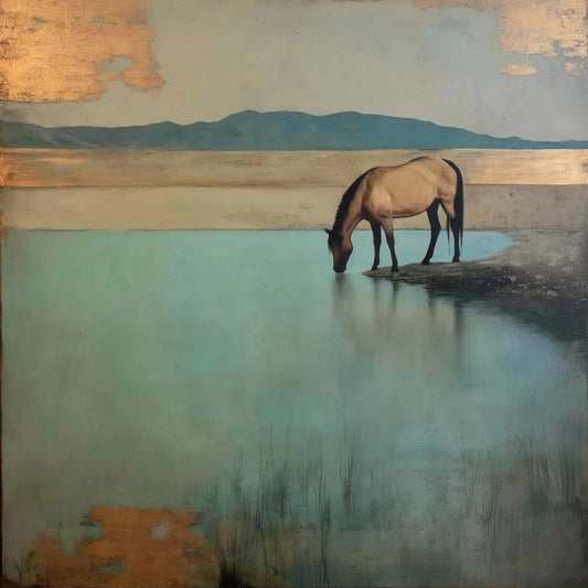 Gilded Horizons and Teal Waters: The Art of Eloise Fairfax