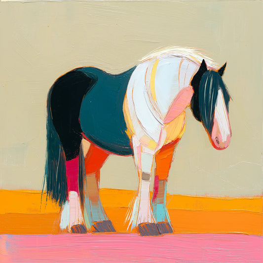 Bold Strokes and Vibrant Palettes: The Expressionist Equestrian Art of Genevieve Moore