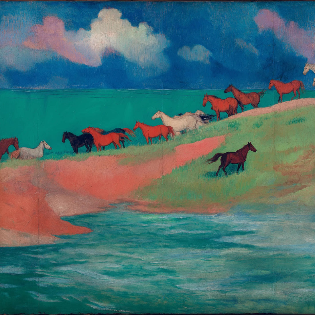 Emerald Skies and Crimson Coats: The Rhythmic World of Lawrence Gable