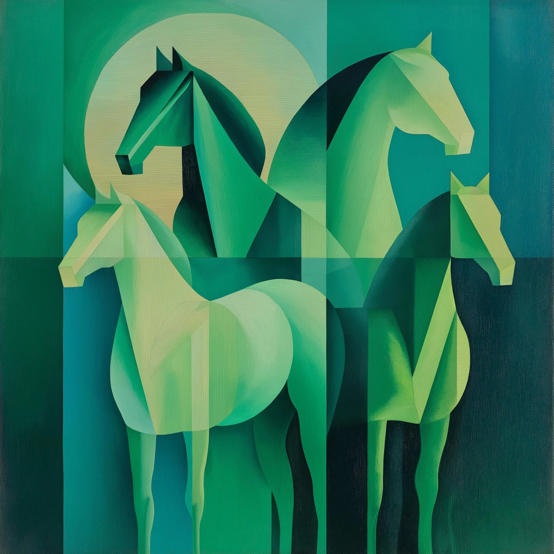 Geometric Grace in Emerald and Teal: The Leopold Finch Collection