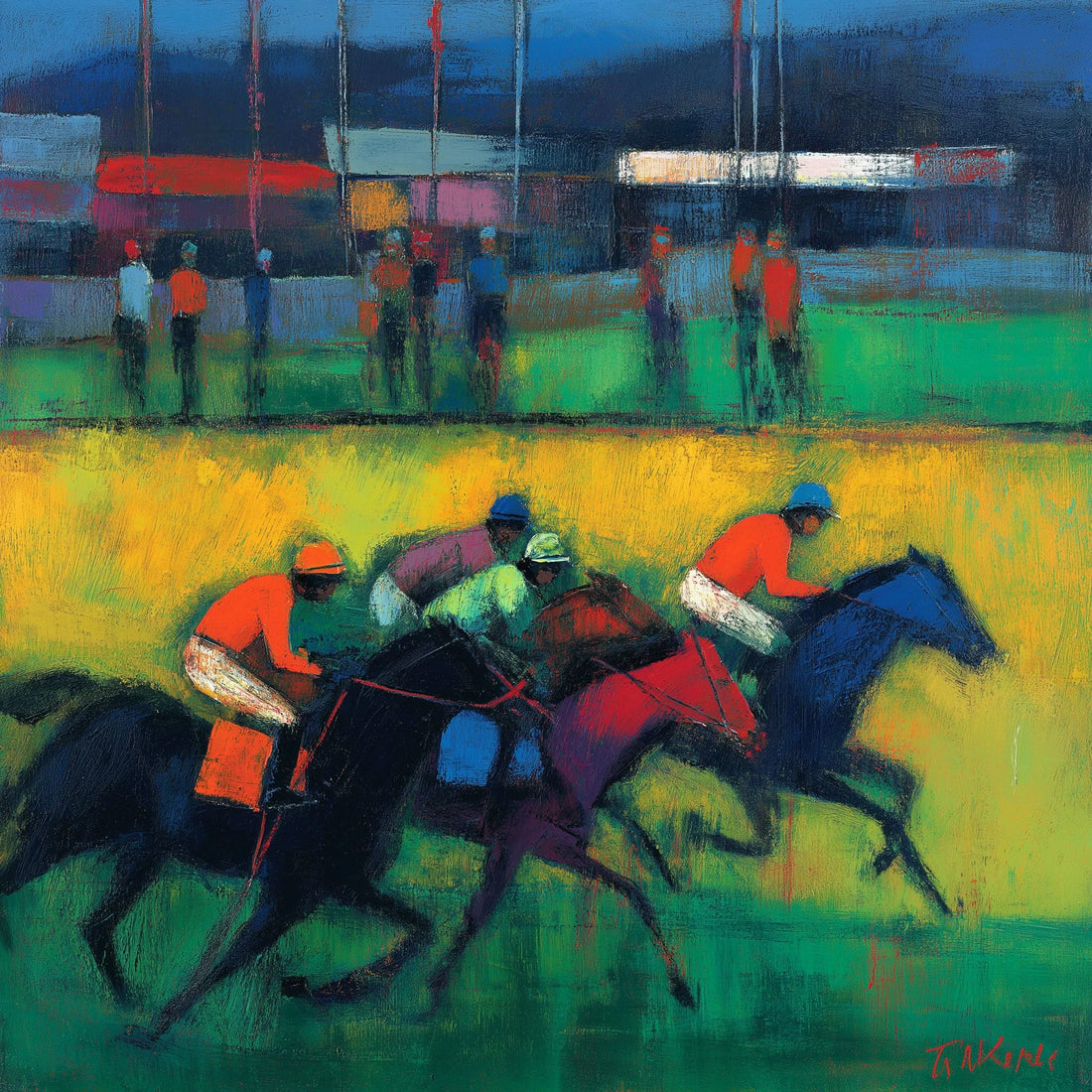 Saturated Horizons: The Expressionist Equestrian Art of Lucius Merrick