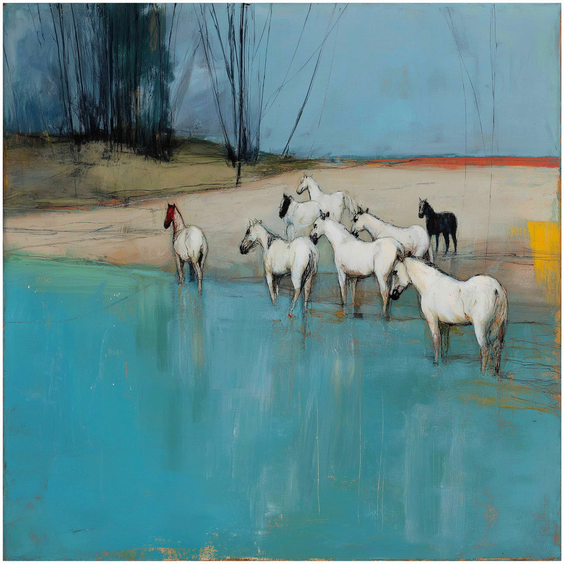 Atmospheric Oils and Bold Teals: The AI Art Persona of Margot Davenport