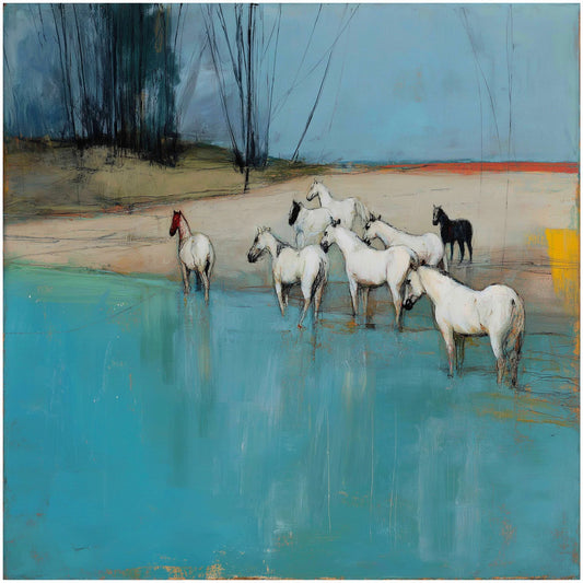 Atmospheric Oils and Bold Teals: The AI Art Persona of Margot Davenport