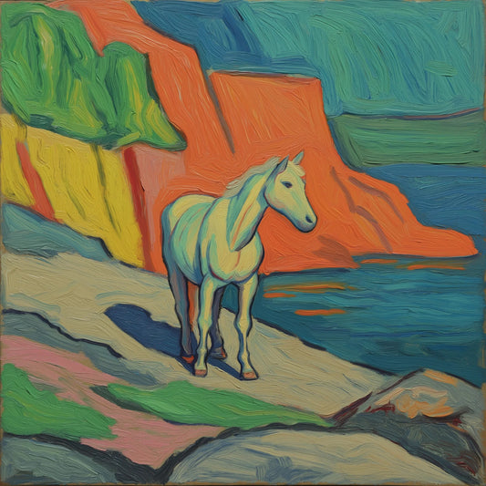 Vibrant Impasto and Bold Strides: The Mirabel Carlyle Persona