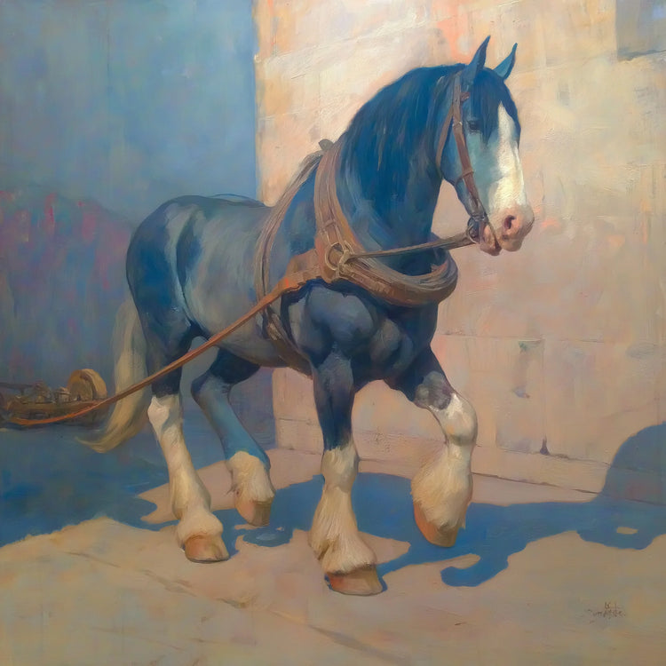 Clydesdale Horse Wall Art