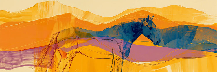 Watercolour Horse Art