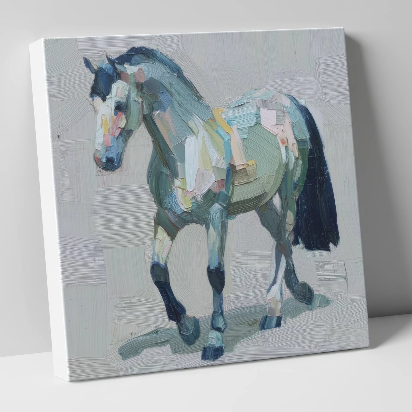 Painted Strides horse breed canvas wall art