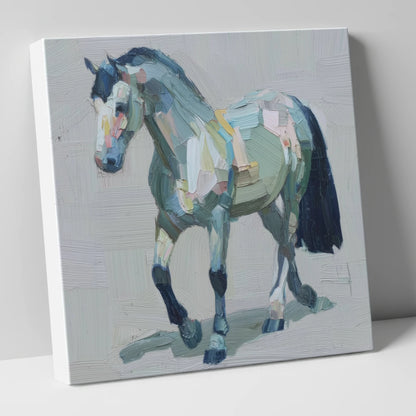 Painted Strides horse breed canvas wall art