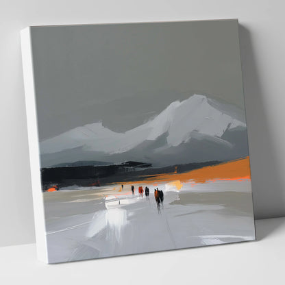 Ember Horizon Trek horse landscape canvas wall art
