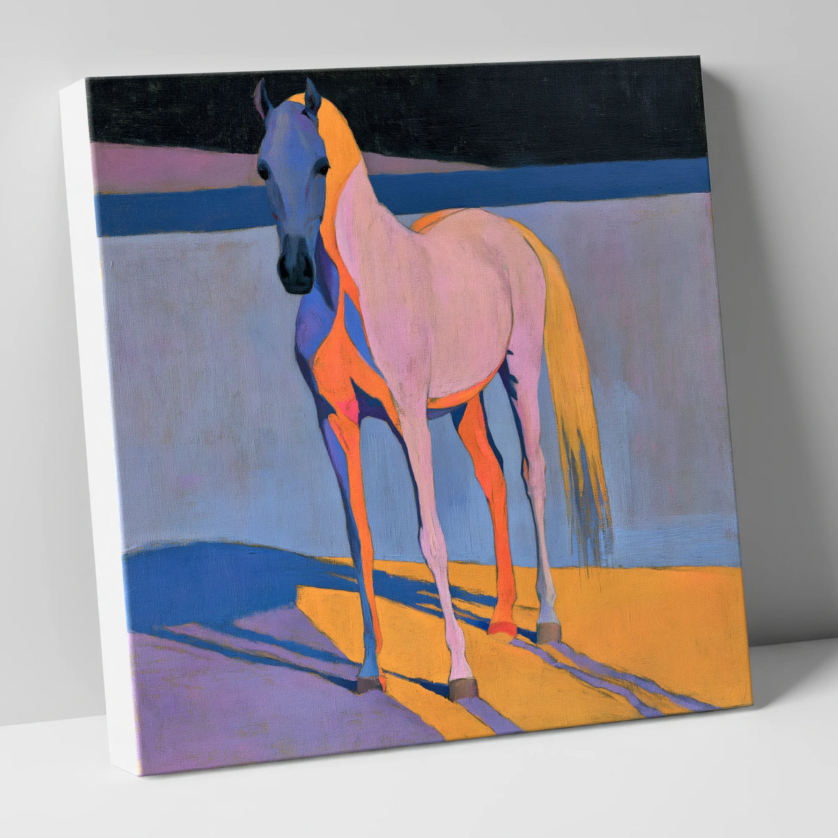 Vivid Painted Arabian Horse horse breed canvas wall art