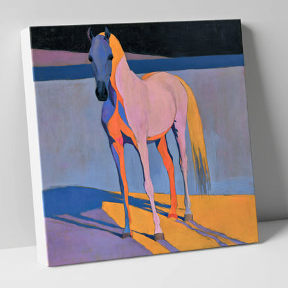 Vivid Painted Arabian Horse horse breed canvas wall art