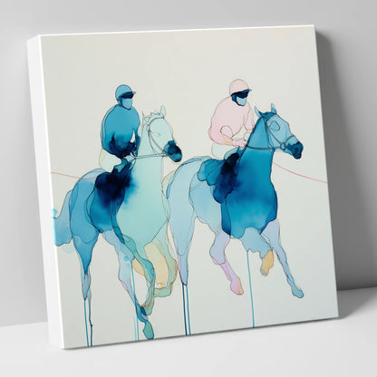 Ethereal Racing Silks racing horse canvas wall art