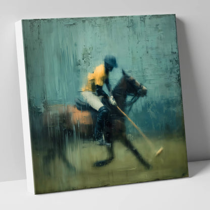 The Final Chukka polo horse canvas wall art