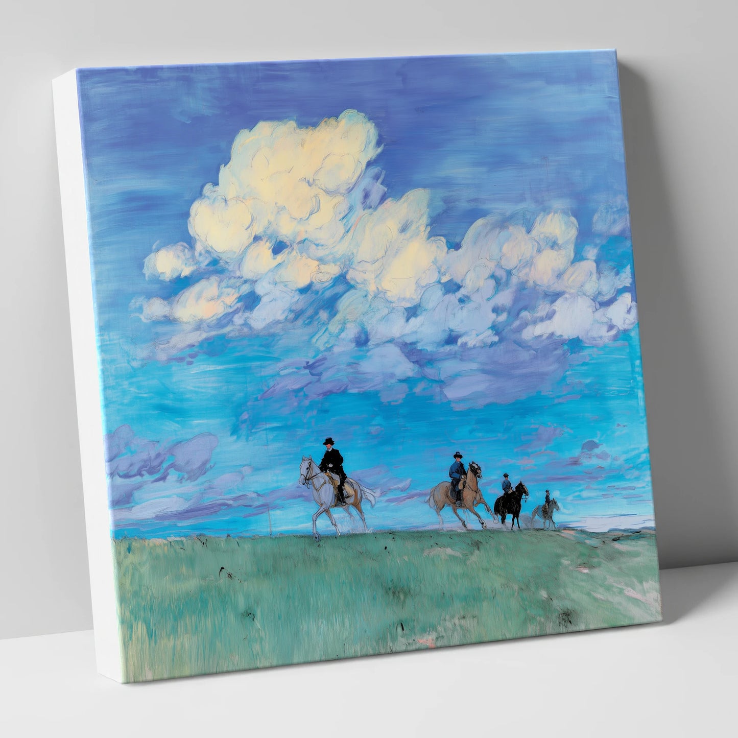 Beneath the Vast Sky horse landscape canvas wall art