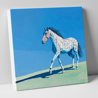 Appaloosa On The Ridge horse breed canvas wall art