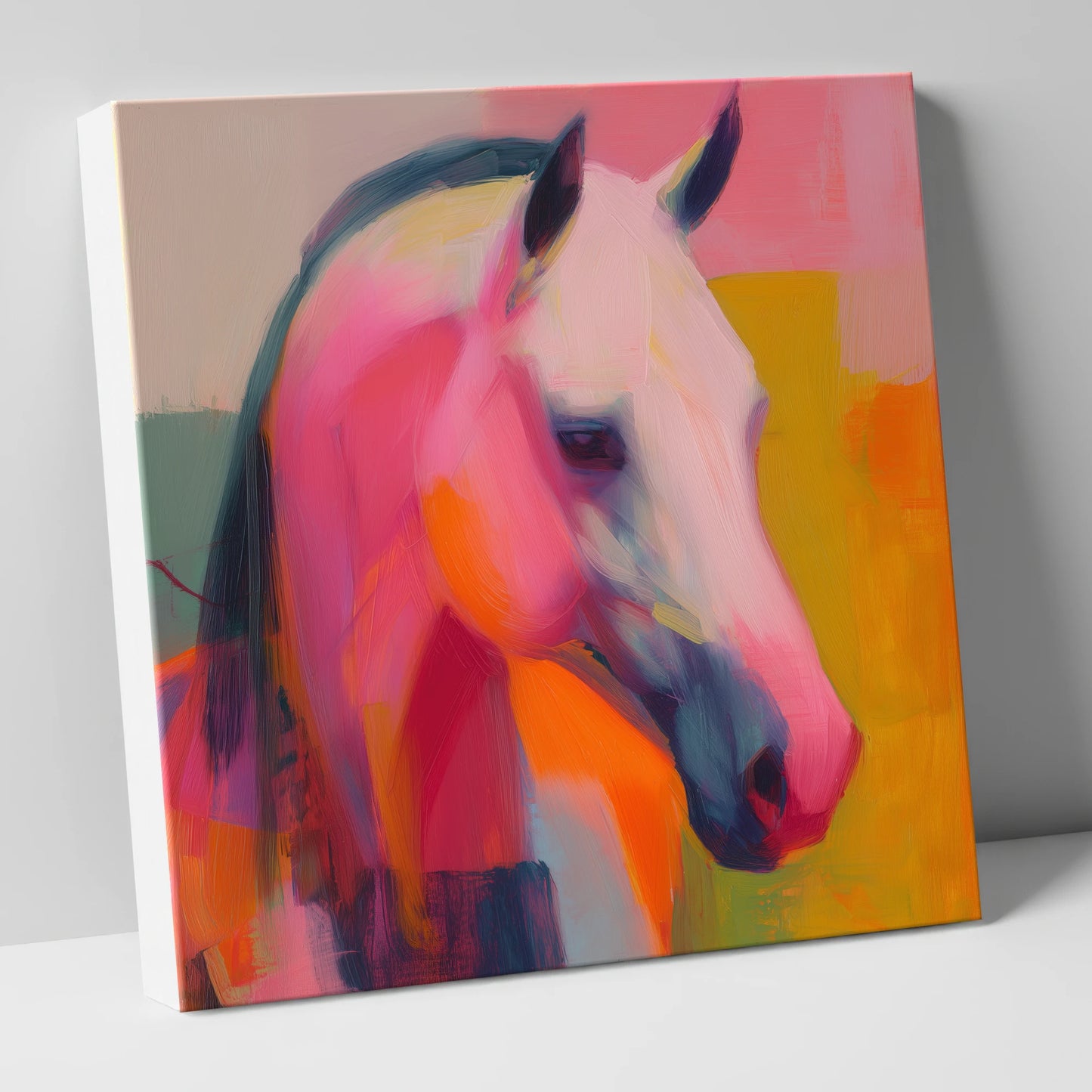 Vivid Equine Expression horse breed canvas wall art