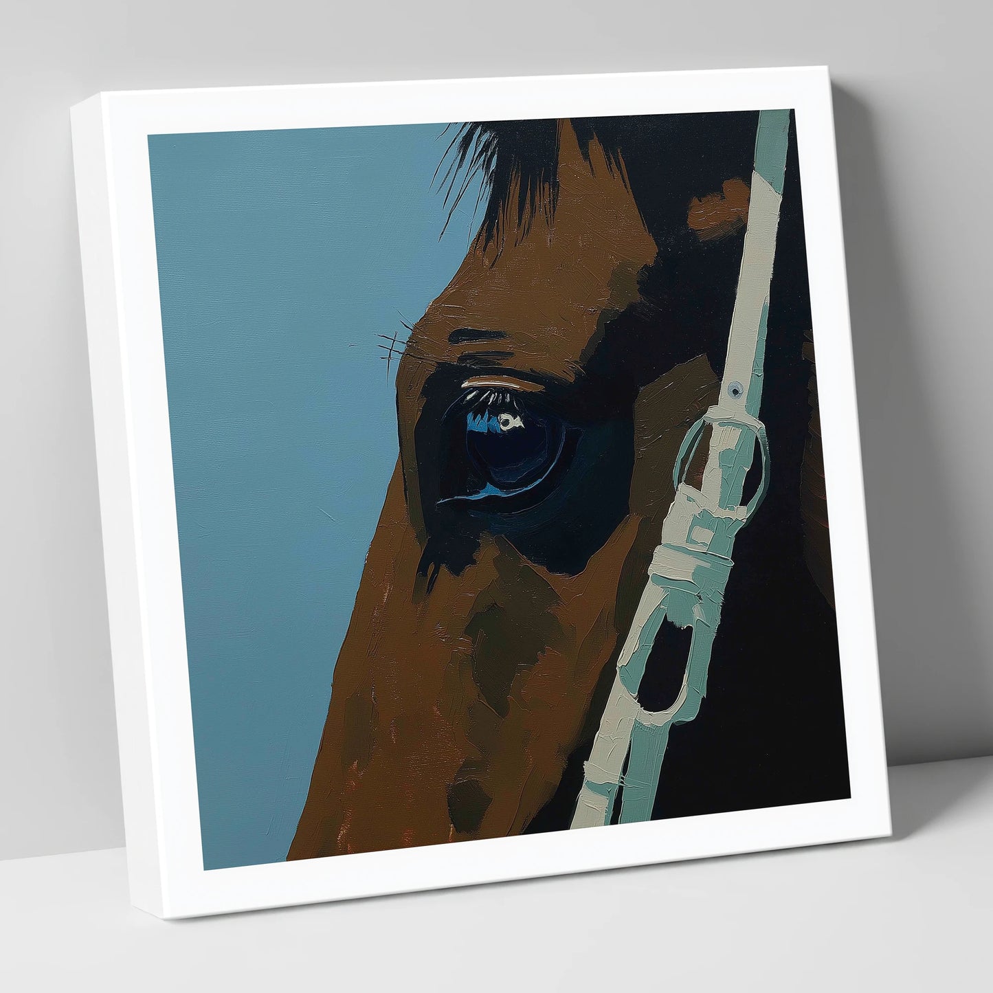 Quiet Observation horse portrait canvas wall art