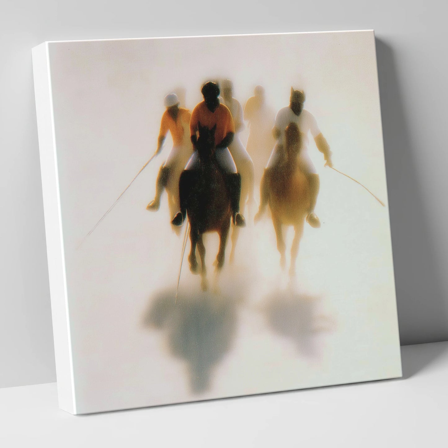 The Ethereal Chukka polo horse canvas wall art