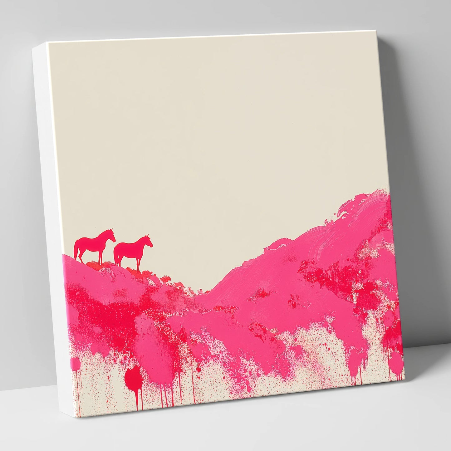 Magenta Ridge horse landscape canvas wall art