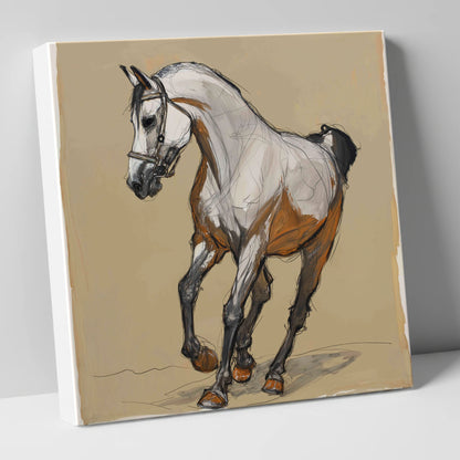 Collected Spirit horse breed canvas wall art