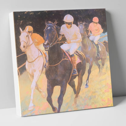 The Luminous Furlong racing horse canvas wall art