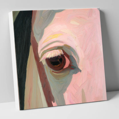 A Gentle Gaze horse portrait canvas wall art