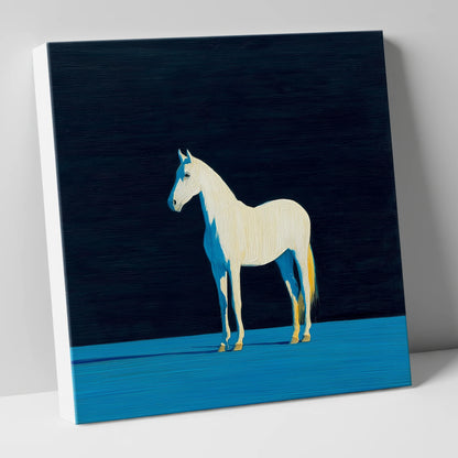 Azure Shadow Equine horse breed canvas wall art