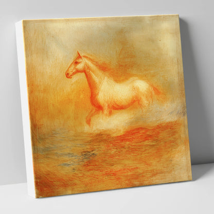 The Ethereal Canter wild horses canvas wall art