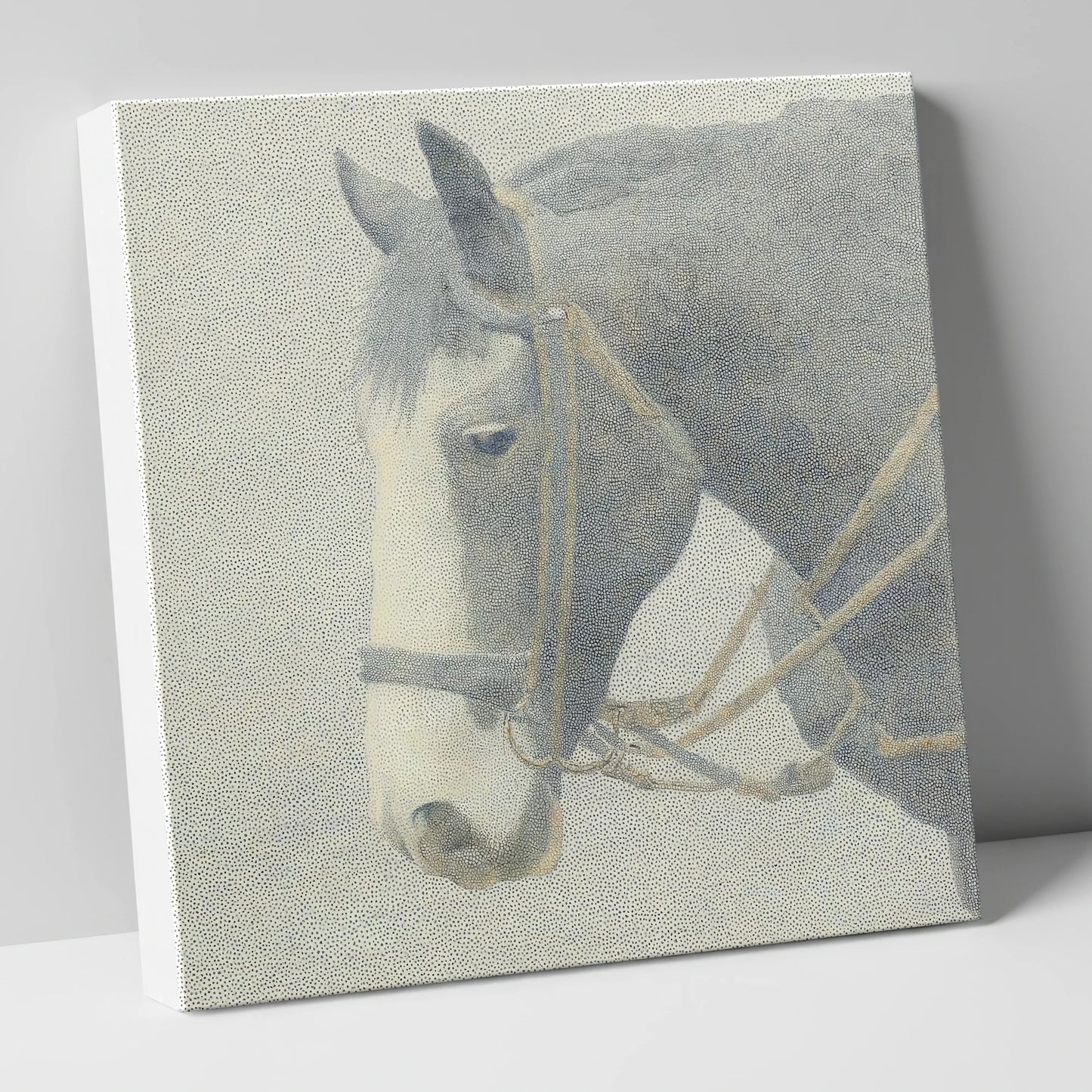 Steadfast Working Profile working horse canvas wall art