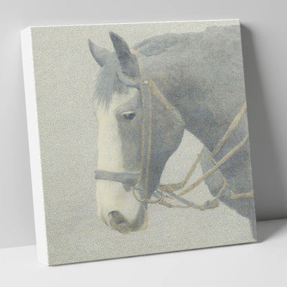 Steadfast Working Profile working horse canvas wall art