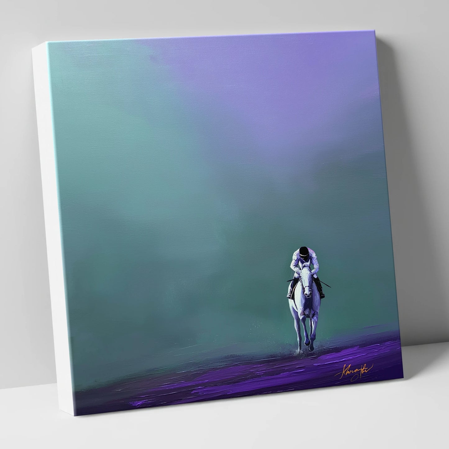 The Violet Furlong racing horse canvas wall art