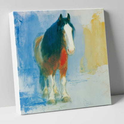 Ethereal Heavy Horse horse breed canvas wall art