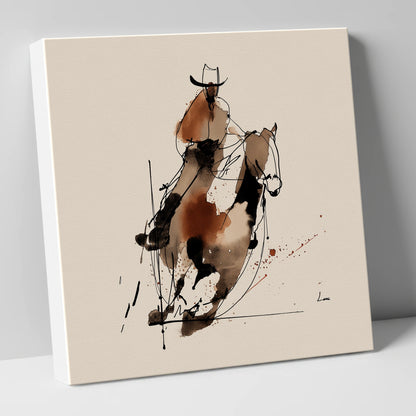Western Momentum western horse canvas wall art